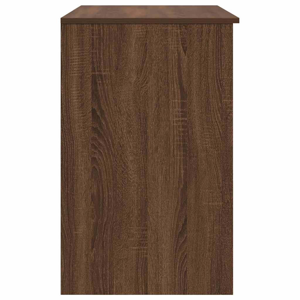 Bureau 86x49x76 cm spaanplaat bruin eikenkleurig