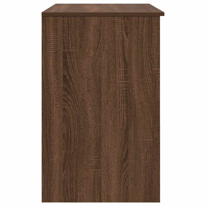 Bureau 86x49x76 cm spaanplaat bruin eikenkleurig