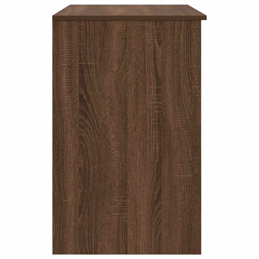 Bureau 86x49x76 cm spaanplaat bruin eikenkleurig