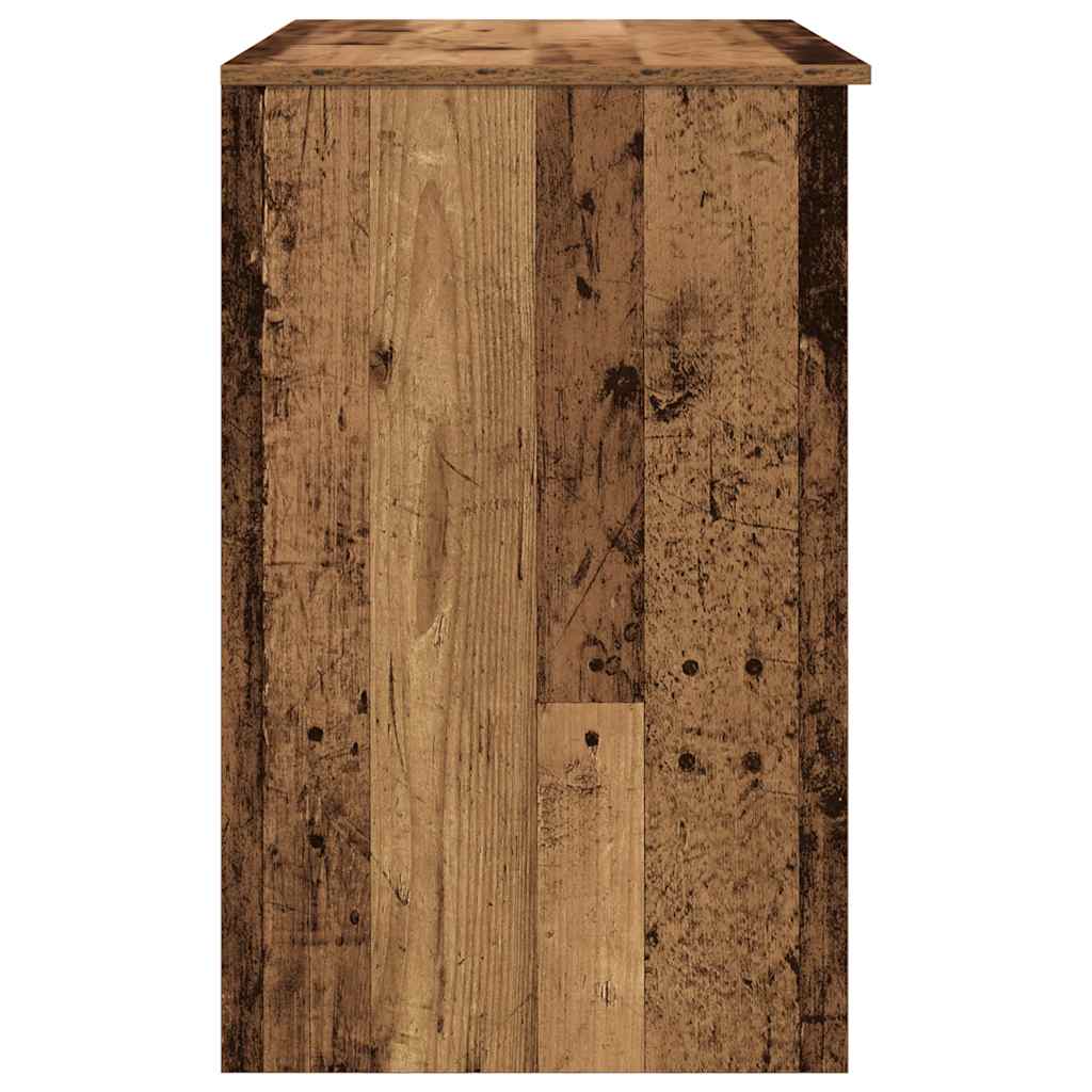 Bureau 86x49x76 cm spaanplaat oud hout