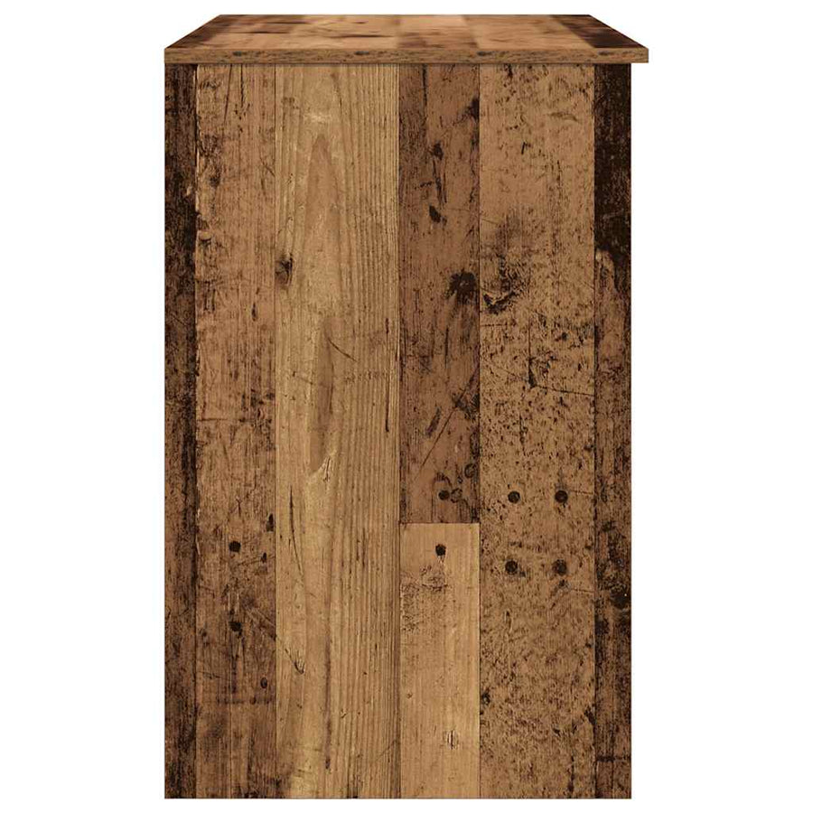 Bureau 86x49x76 cm spaanplaat oud hout