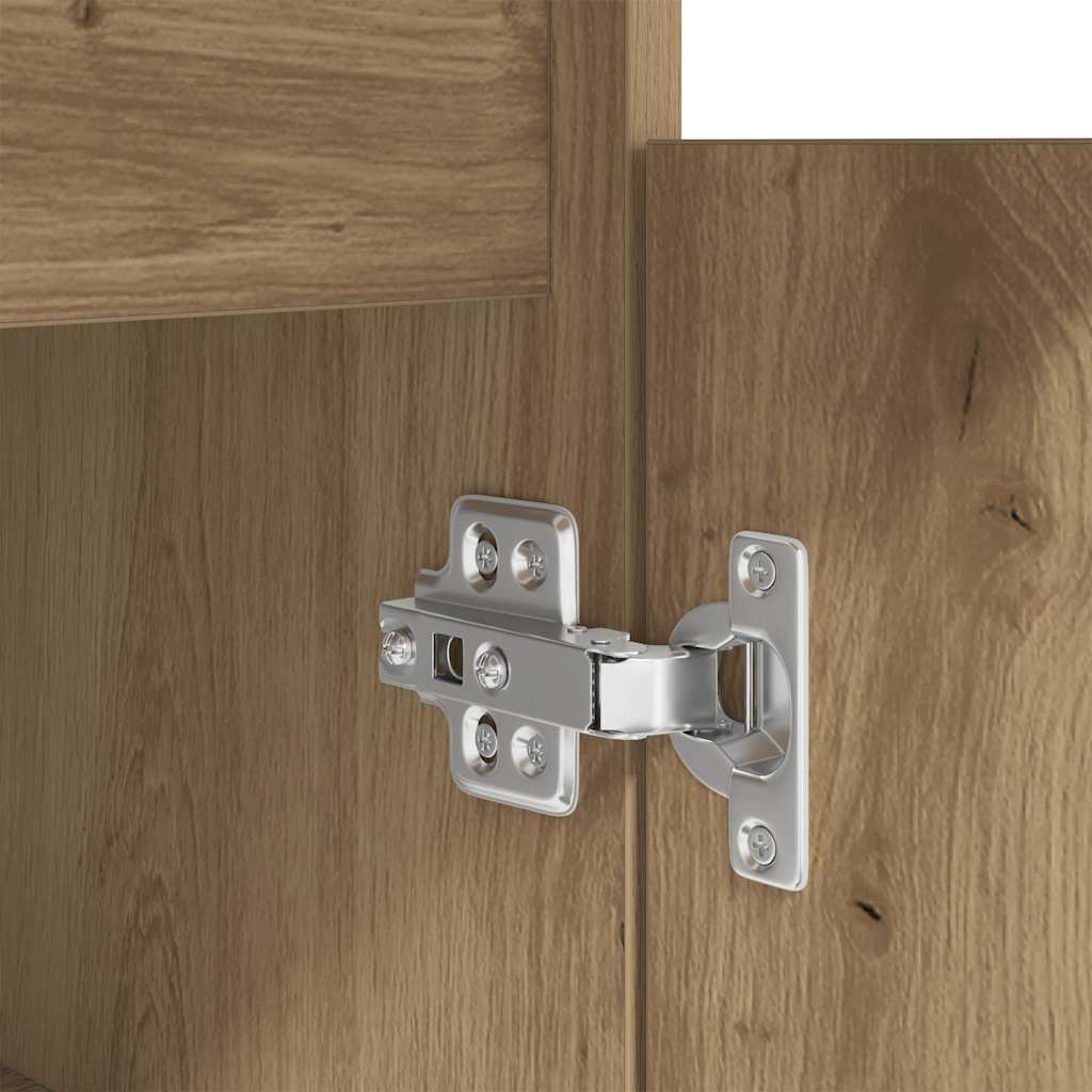 Bureau ambachtelijk 86x49x76 cm spaanplaat eikenkleurig