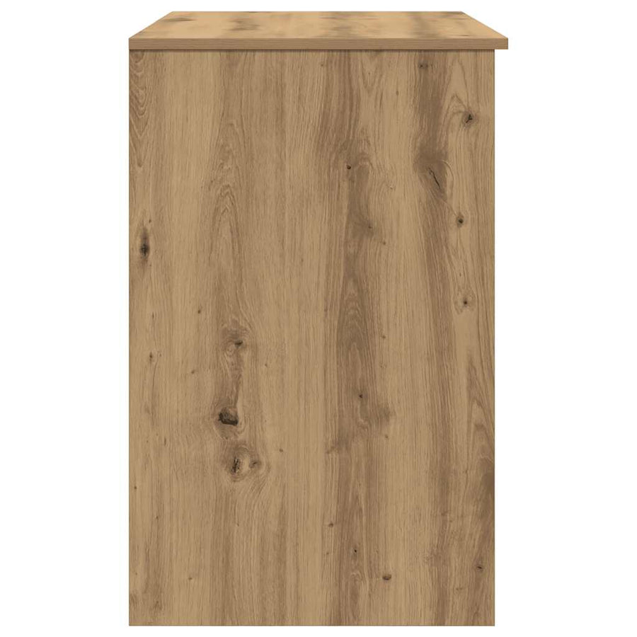 Bureau ambachtelijk 86x49x76 cm spaanplaat eikenkleurig