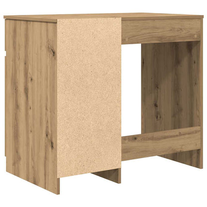 Bureau ambachtelijk 86x49x76 cm spaanplaat eikenkleurig