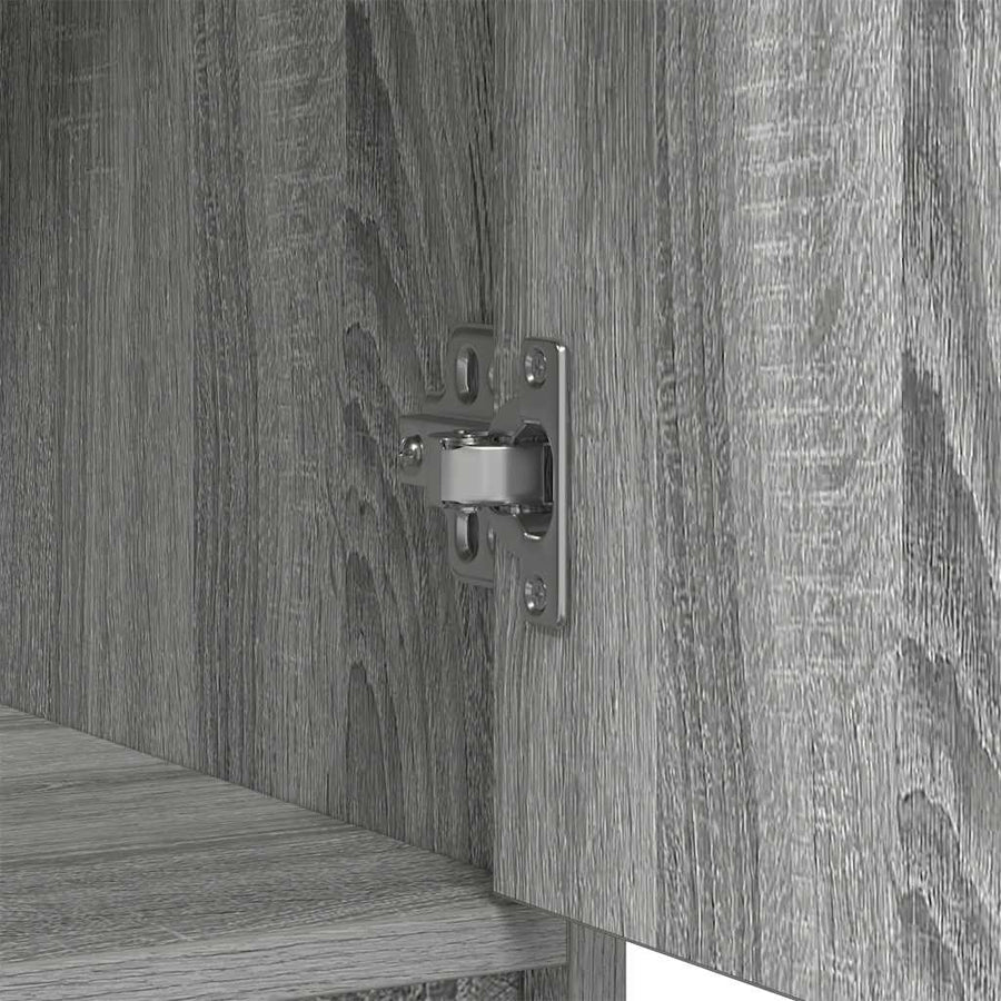 Dressoir met lades en deuren 70,5x34x74,5 cm grijs Sonoma