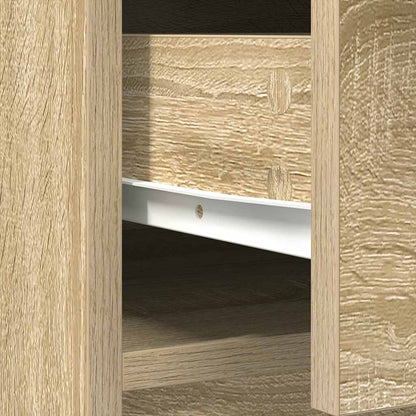 Dressoir met lades en deuren 73x31x90 cm sonoma eikenkleurig