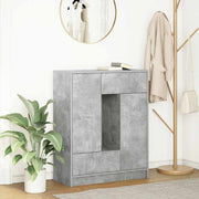 Dressoir 73x31x90 cm betongrijs