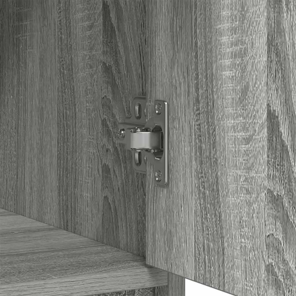 Dressoir met lades en deuren 73x31x90 cm grijs Sonoma