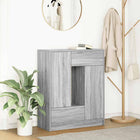 Sideboard with drawers and doors 73x31x90 cm grey Sonoma