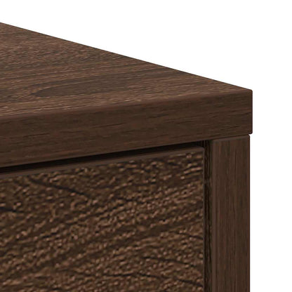 Dressoir met lades en deuren 73x31x90 cm bruin eiken