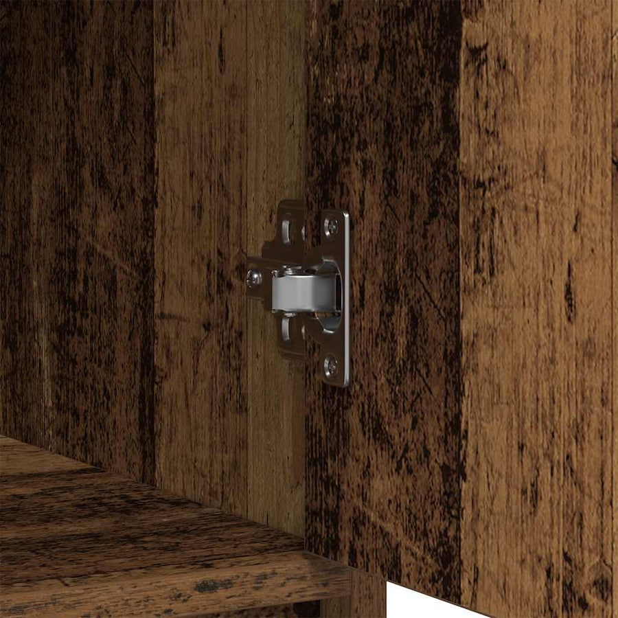 Dressoir met lades en deuren 73x31x90 cm oud hout