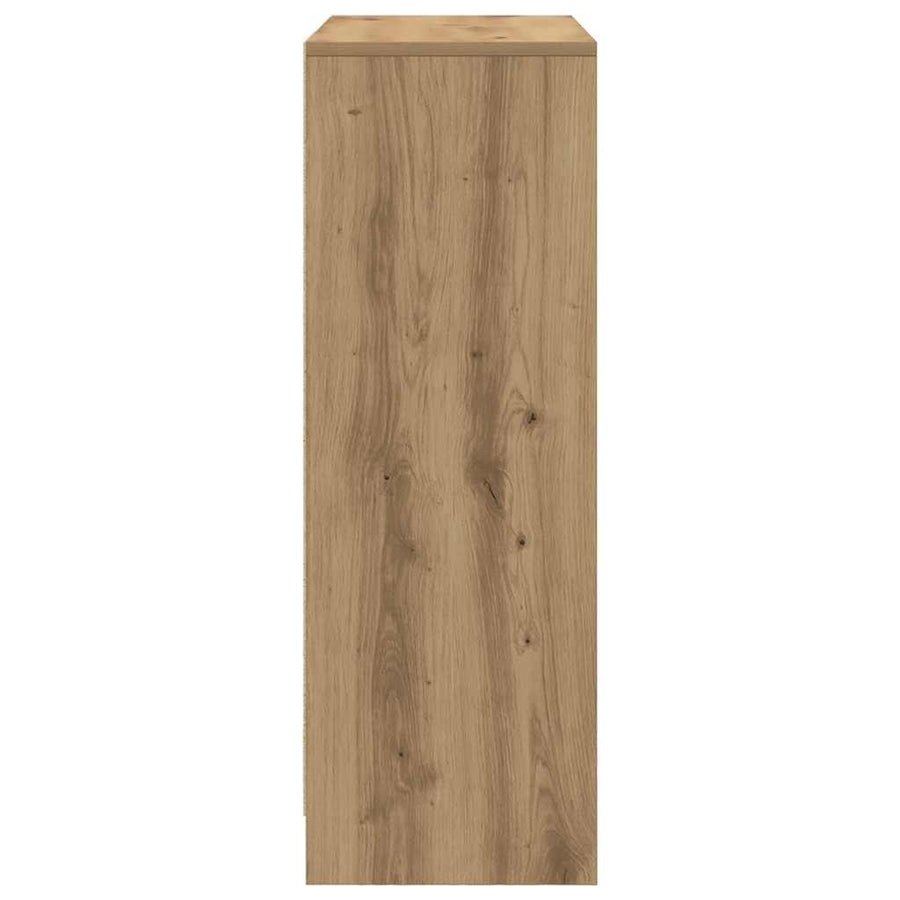 Dressoir met lades en deuren 73x31x90 cm ambachtelijk