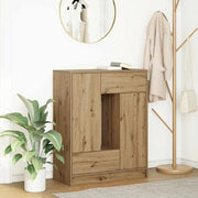 Dressoir 73x31x90 cm ambachtelijk eiken