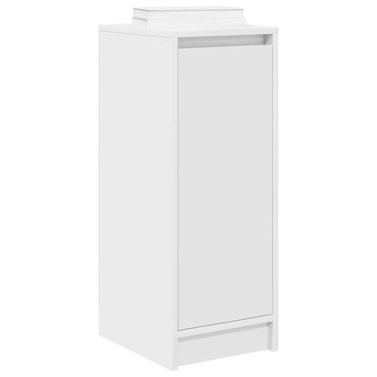 Schoenenkast 29,5x34x76 cm bewerkt hout wit