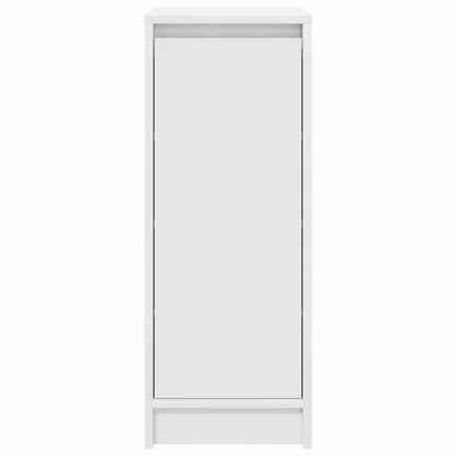 Schoenenkast 29,5x34x76 cm bewerkt hout wit