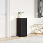 Schoenenkast 29,5x34x76 cm spaanplaat zwart eiken