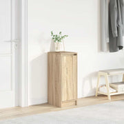 Schoenenkast 29,5x34x76 cm bewerkt hout sonoma