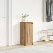 Schoenenkast 29,5x34x76 cm bewerkt hout eikenkleur