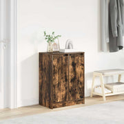 Schoenenkast 57x34x76 cm bewerkt hout eikenkleurig