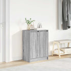Schoenenkast 57x34x76 cm grijs bewerkt hout