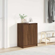 Schoenenkast 57x34x76 cm bewerkt hout bruin
