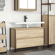 Badkamerkast 90x34,5x60 cm Sonoma eiken