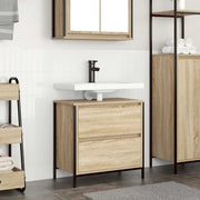 Badkamerwastafelkast 60x34,5x60 cm sonoma eiken
