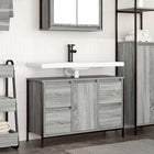 Vanity unit with drawers 90x34.5x60 cm grey Sonoma
