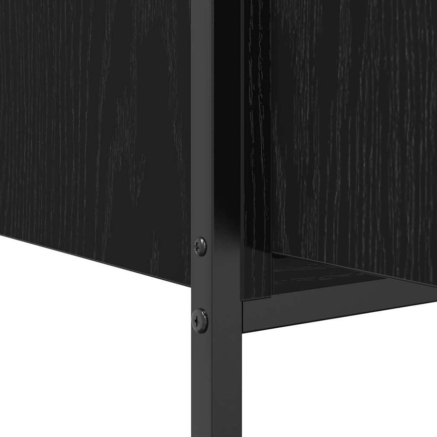 Badkamerkast wastafelmeubel 60x34,5x60 cm zwart