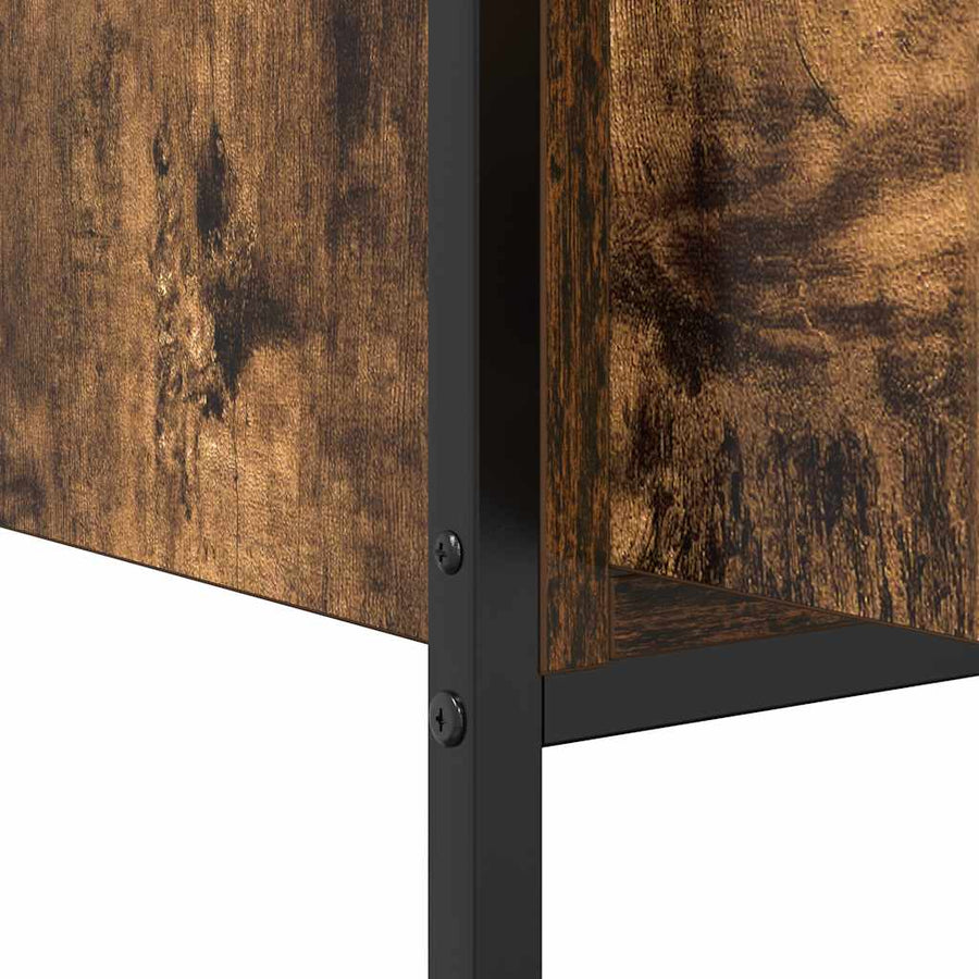 Badkamerkast 60x34,5x60 cm gerookt eikenkleurig