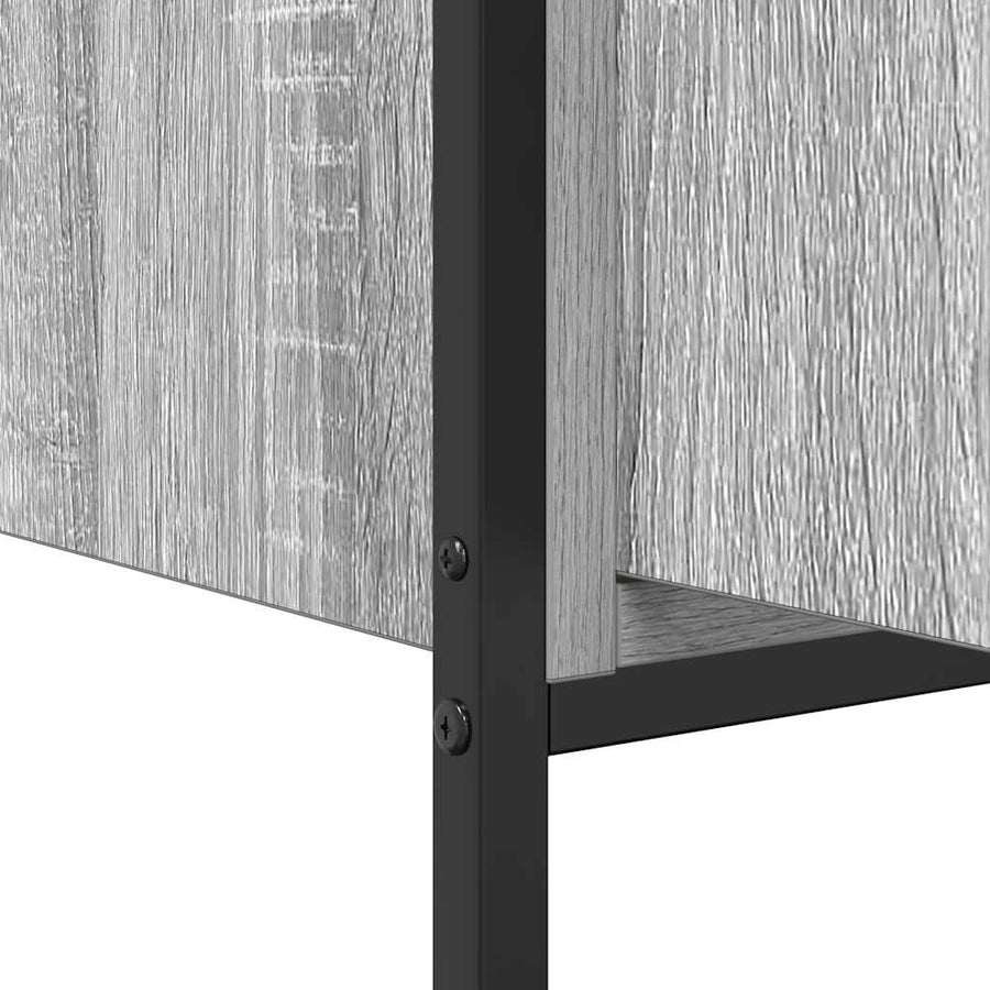 Badkamerkast wastafelkast 60x34,5x60 cm grijs sonoma