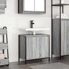 Bathroom cabinet washbasin cabinet 60x34.5x60 cm grey sonoma