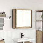 Sonoma Oak 60x21x60 cm Bathroom Mirror Cabinet