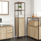 Bathroom cabinet with shelves 36x35x165 cm Sonoma oak