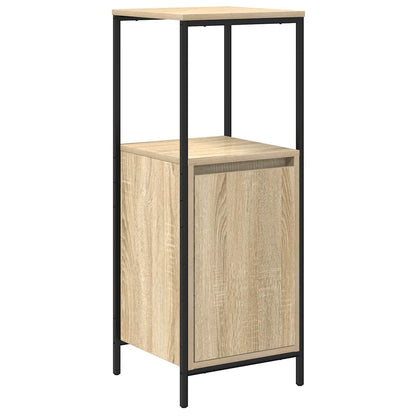 Badkamermeubel met planken 36x35x95 cm Sonoma eikenkleurig