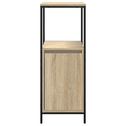 Badkamermeubel met planken 36x35x95 cm Sonoma eikenkleurig