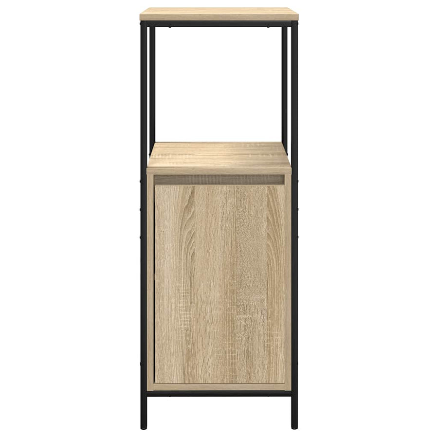 Badkamermeubel met planken 36x35x95 cm Sonoma eikenkleurig