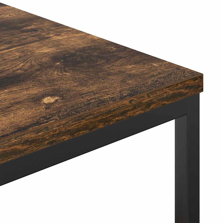 Badkamerkast met planken 36x35x95 cm gerookt eiken