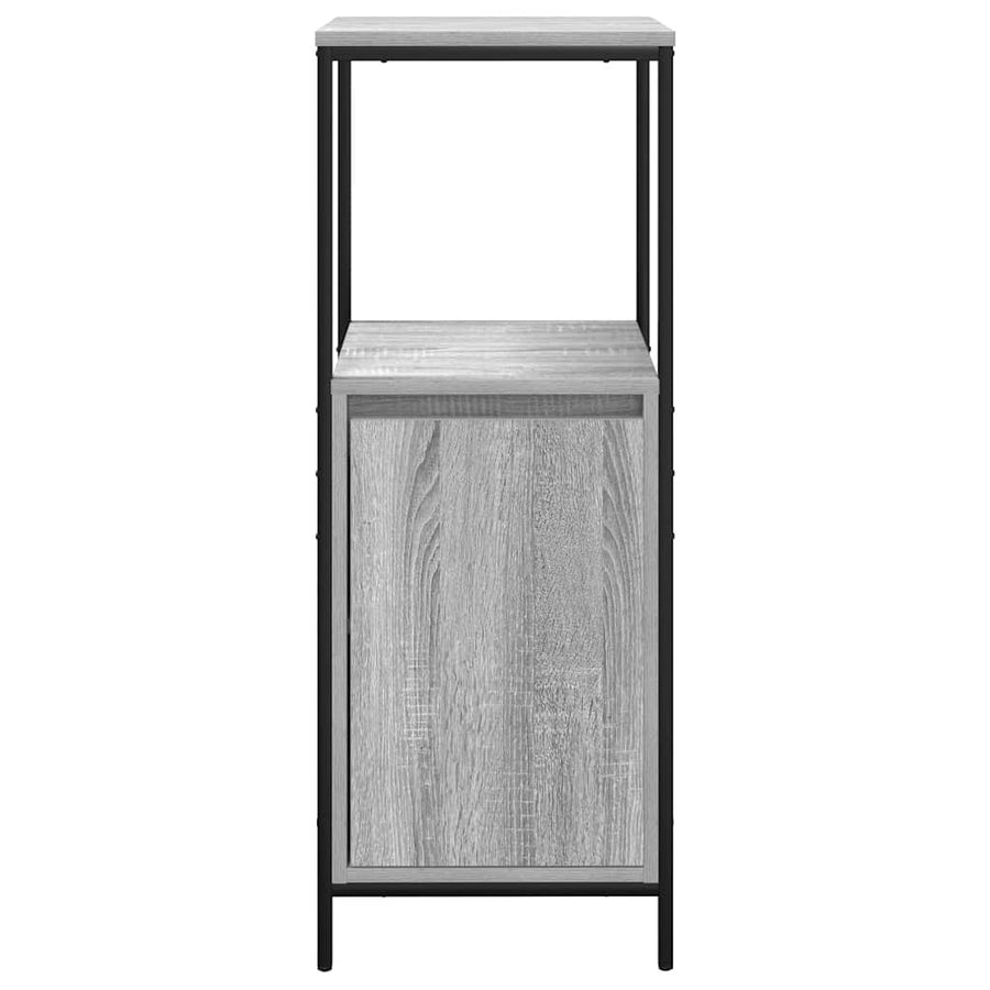 Badkamermeubel met planken 36x35x95 cm grijs sonoma