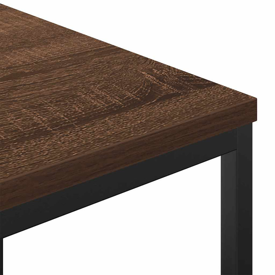 Badkamermeubel met planken 76,5x35x95 cm bruin eiken