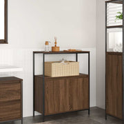 Badkamermeubel 76,5x35x95 cm bruin eiken