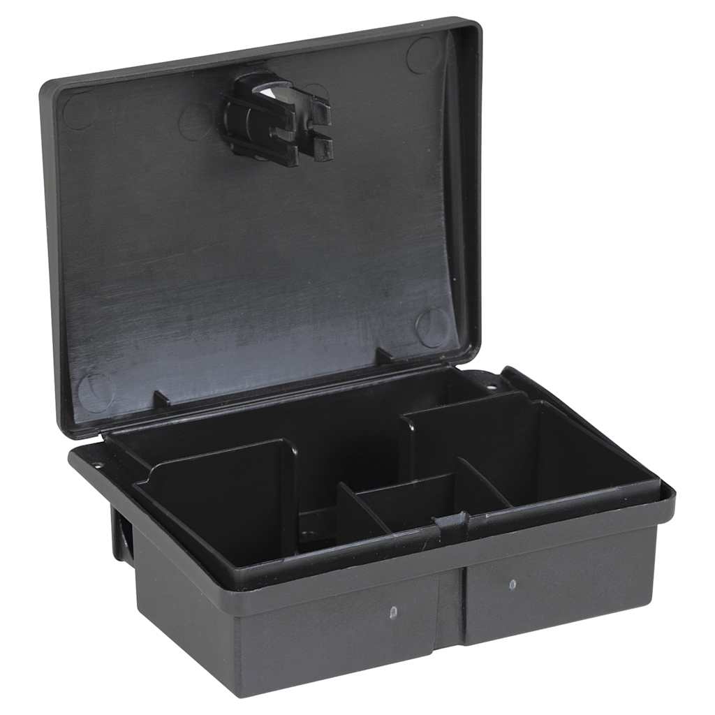 Muizenvallen 10 st 13x10x4 cm zwart