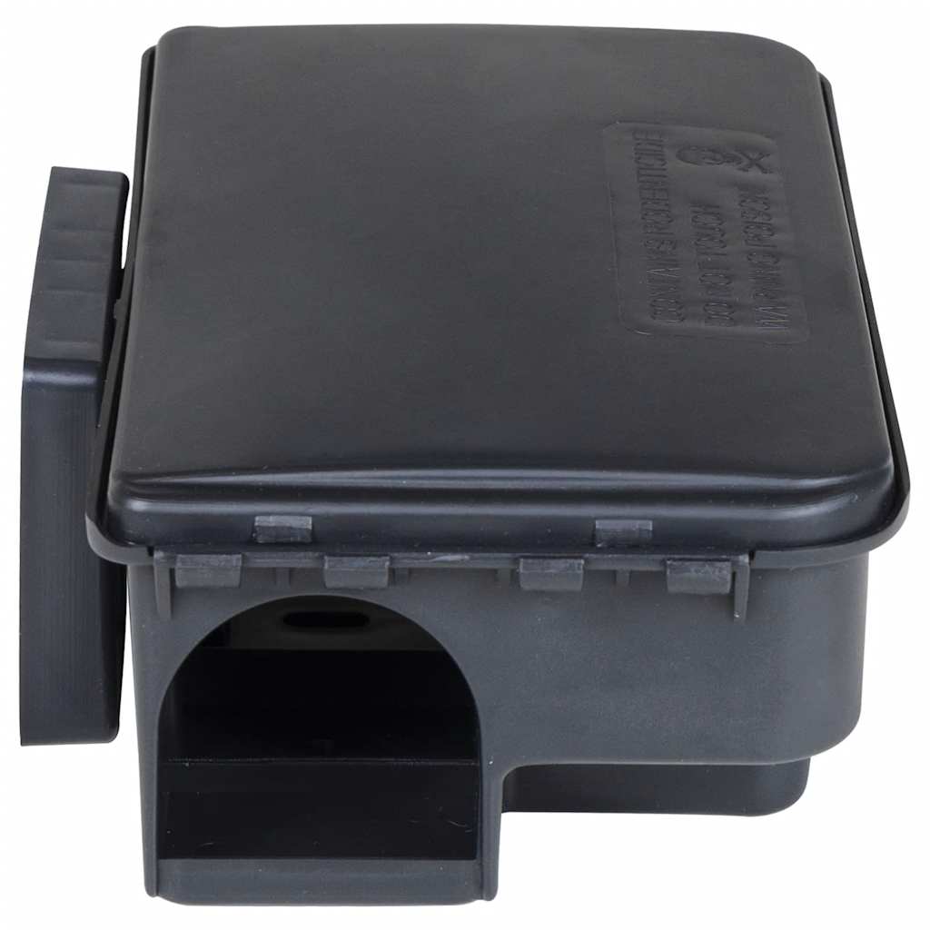 Muizenvallen 4 st 22x12,5x7,5 cm zwart