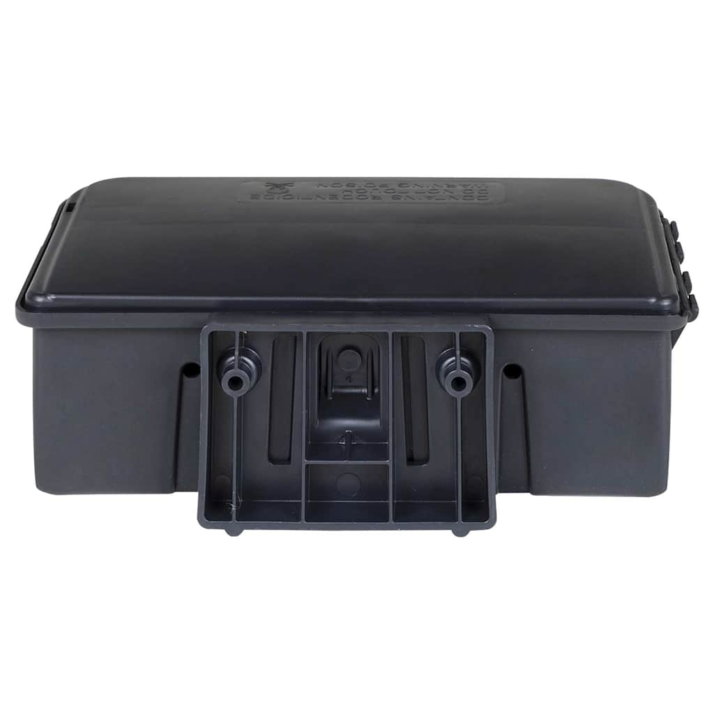 Muizenvallen 4 st 22x12,5x7,5 cm zwart