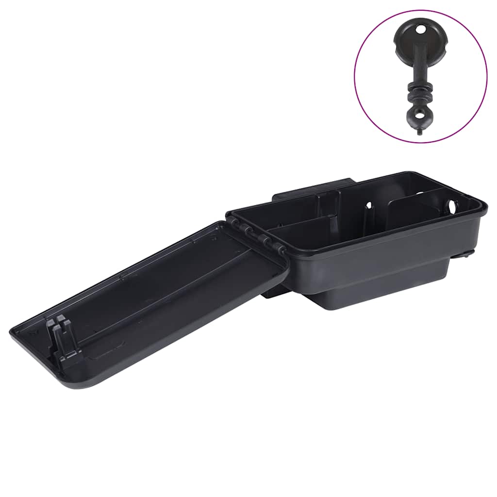 Muizenvallen 6 st 22x12,5x7,5 cm zwart