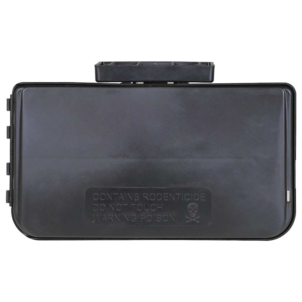 Muizenvallen 6 st 22x12,5x7,5 cm zwart