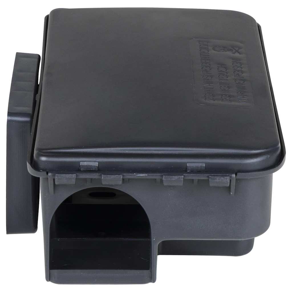 Muizenvallen 12 st 22x12,5x7,5 cm zwart