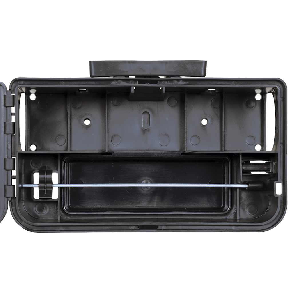 Muizenvallen 12 st 22x12,5x7,5 cm zwart