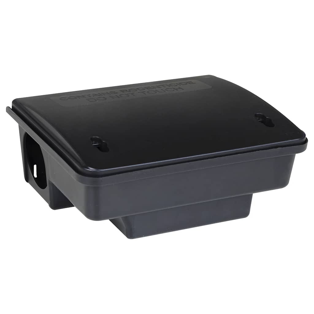 Muizenvallen 4 st 23x19x9,5 cm zwart