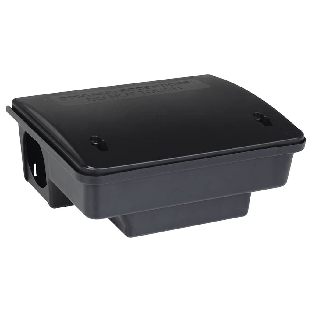Muizenvallen 6 st 23x19x9,5 cm zwart
